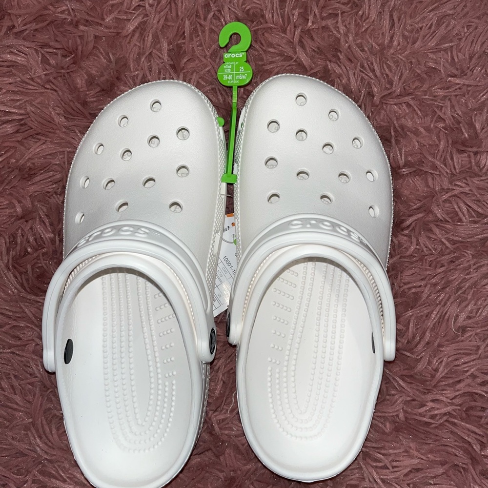 CROCS New with tags! White Clogs